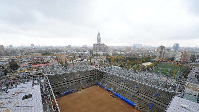 Стадион ЦСКА должен принять первые матчи весной. Фото Федор УСПЕНСКИЙ, Стадион ЦСКА должен принять первые матчи весной. Фото Федор УСПЕНСКИЙ,