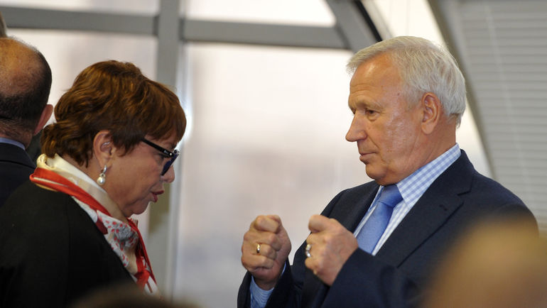 Сегодня. Москва. Дом футбола. Ольга СМОРОДСКАЯ и Вячеслав КОЛОСКОВ. Фото Александр ФЕДОРОВ, Сегодня. Москва. Дом футбола. Ольга СМОРОДСКАЯ и Вячеслав КОЛОСКОВ. Фото Александр ФЕДОРОВ,