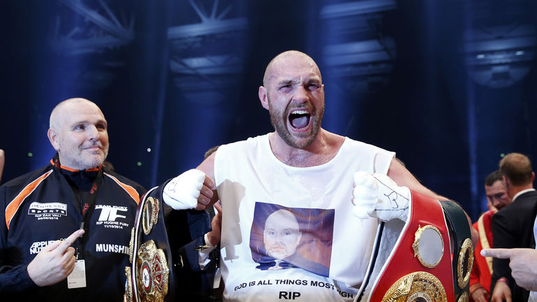 Суббота. Дюссельдорф. Тайсон ФЬЮРИ. Фото REUTERS Суббота. Дюссельдорф. Тайсон ФЬЮРИ. Фото REUTERS