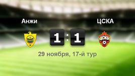 "Анжи" - ЦСКА. Лучшие моменты