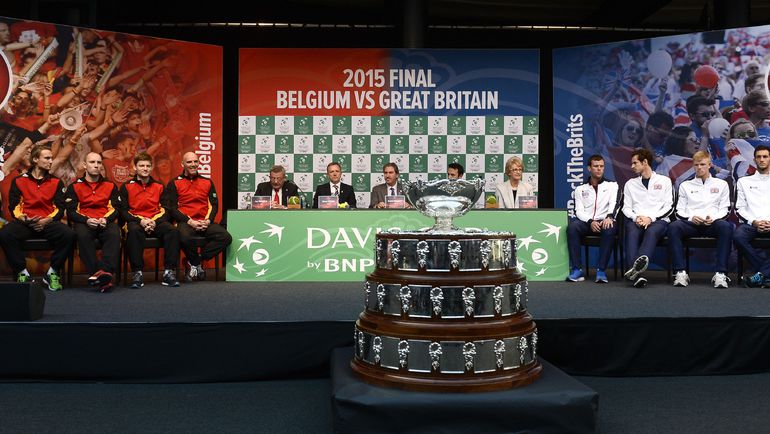 Финал Кубка Дэвиса в Генте. Фото REUTERS Финал Кубка Дэвиса в Генте. Фото REUTERS