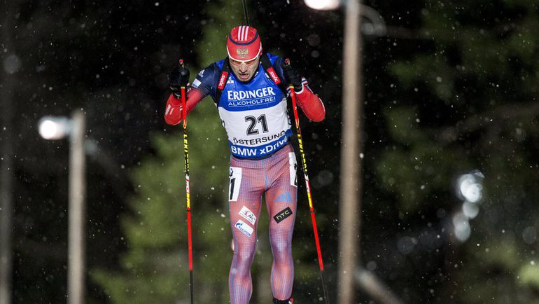 Среда. Эстерсунд. Антон ШИПУЛИН финишировал 18-м. Фото REUTERS Среда. Эстерсунд. Антон ШИПУЛИН финишировал 18-м. Фото REUTERS