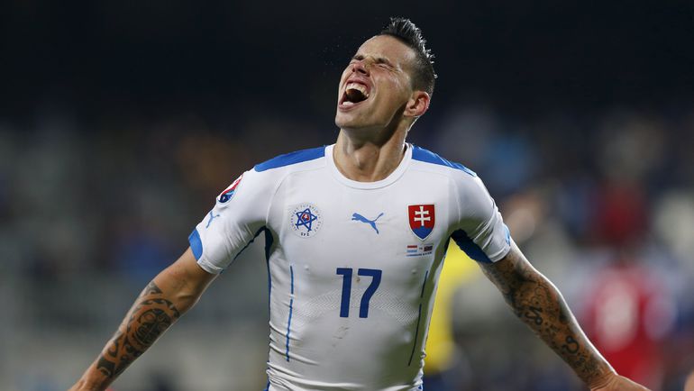 Лидер и бомбардир сборной Словакии Марек ХАМШИК. Фото REUTERS Лидер и бомбардир сборной Словакии Марек ХАМШИК. Фото REUTERS