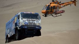 Российская команда на трассе ралли