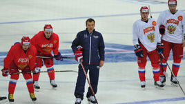 Понедельник. Москва. Тренировка сборной России в