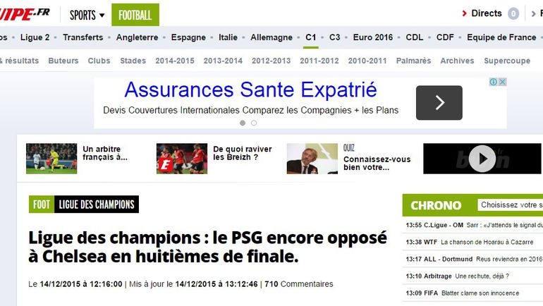 L’EQUIPE. L’EQUIPE.