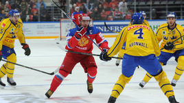 Четверг. Москва. Россия - Швеция - 1:4. Илья КОВАЛЬЧУК так и не нашел себя в этой игре.