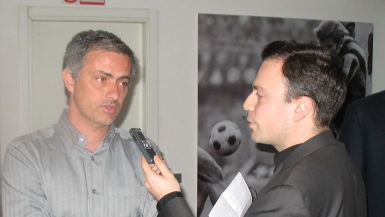 Жозе МОУРИНЬЮ и Игорь РАБИНЕР. Жозе МОУРИНЬЮ и Игорь РАБИНЕР.