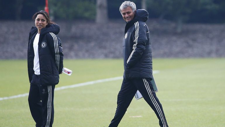 Ева КАРНЕЙРО и Жозе МОУРИНЬЮ. Фото REUTERS Ева КАРНЕЙРО и Жозе МОУРИНЬЮ. Фото REUTERS