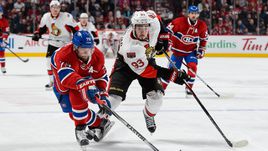 Несмотря на солидный возраст, Андрей МАРКОВ (слева) по-прежнему остается сильнейшим российским защитником по обе стороны Атлантического океана.