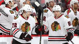 Между Артемием ПАНАРИНЫМ (слева) и Патриком КЕЙНОМ всего за пару месяцев установилось практически идеальное взаимопонимание - уже сейчас их связку можно назвать одной из лучших в лиге в этом сезоне.