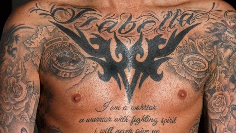 Татуировки Фернандо Риксена. Татуировки Фернандо Риксена.