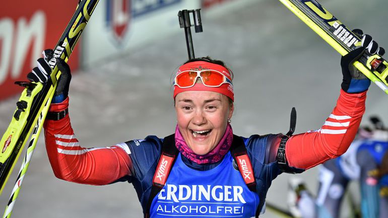 11 марта. Контиолахти. Екатерина ЮРЛОВА - чемпионка мира! Фото AFP 11 марта. Контиолахти. Екатерина ЮРЛОВА - чемпионка мира! Фото AFP