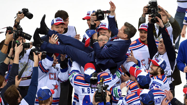 СКА Вячеслава БЫКОВА: пришел и победил. Фото Владимир БЕЗЗУБОВ, photo.khl.ru СКА Вячеслава БЫКОВА: пришел и победил. Фото Владимир БЕЗЗУБОВ, photo.khl.ru