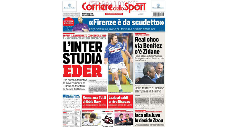 Corriere dello Sport. Фото https://twitter.com/footballitalia Corriere dello Sport. Фото https://twitter.com/footballitalia