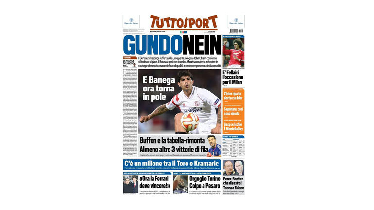 TuttoSport. Фото https://twitter.com/footballitalia TuttoSport. Фото https://twitter.com/footballitalia