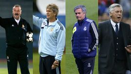 Висенте дель БОСКЕ, Мануэль ПЕЛЛЕГРИНИ, Жозе МОУРИНЬЮ, Карло АНЧЕЛОТТИ.