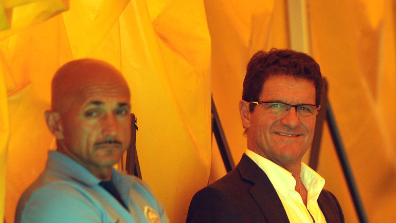 Лучано СПАЛЛЕТТИ и Фабио КАПЕЛЛО. Фото Татьяна ДОРОГУТИНА Лучано СПАЛЛЕТТИ и Фабио КАПЕЛЛО. Фото Татьяна ДОРОГУТИНА