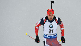 Среда. Рупольдинг. Антон ШИПУЛИН на дистанции.