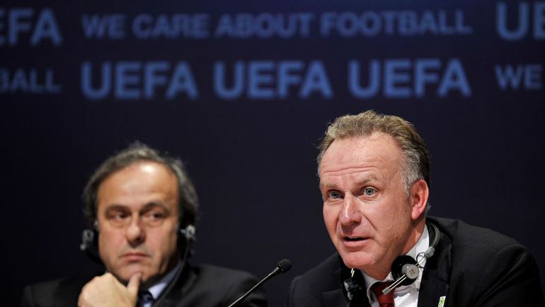 Мишель ПЛАТИНИ и Карл-Хайнц РУММЕНИГГЕ. Фото REUTERS Мишель ПЛАТИНИ и Карл-Хайнц РУММЕНИГГЕ. Фото REUTERS