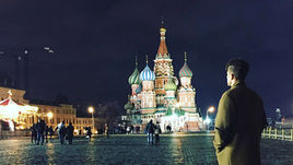 Декабрь 2015 года. Москва. Роман НОЙШТЕДТЕР на Красной площади.