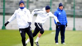 Андрей КОБЕЛЕВ (справа), Павел ПОГРЕБНЯК (в центре) и Александр КОКОРИН.