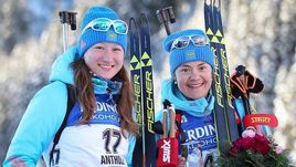 Сегодня. Антерсельва. Ольга ПОДЧУФАРОВА и Екатерина ЮРЛОВА.