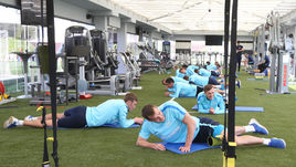 Сегодня. Доха. Тренировка