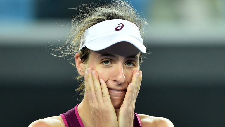 Воскресенье. Мельбурн. Джоанна КОНТА. Фото AFP Воскресенье. Мельбурн. Джоанна КОНТА. Фото AFP