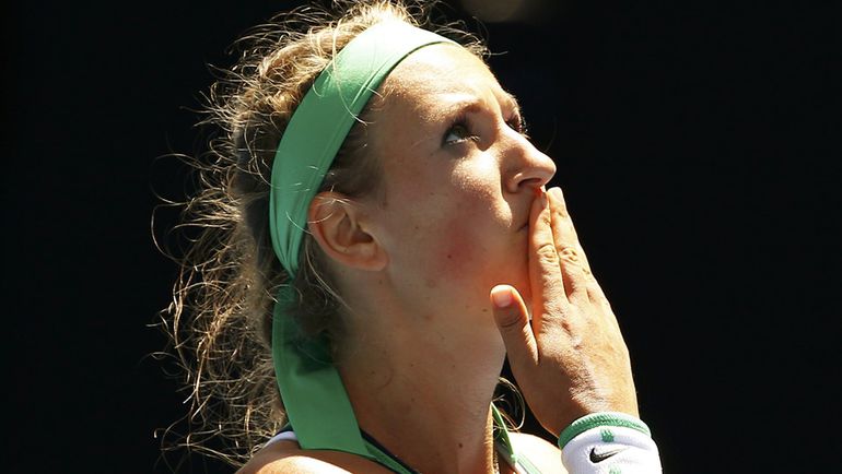 Воскресенье. Мельбурн. Виктория АЗАРЕНКО. Фото AFP Воскресенье. Мельбурн. Виктория АЗАРЕНКО. Фото AFP