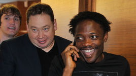 Леонид СЛУЦКИЙ (слева) и Ахмед МУСА.