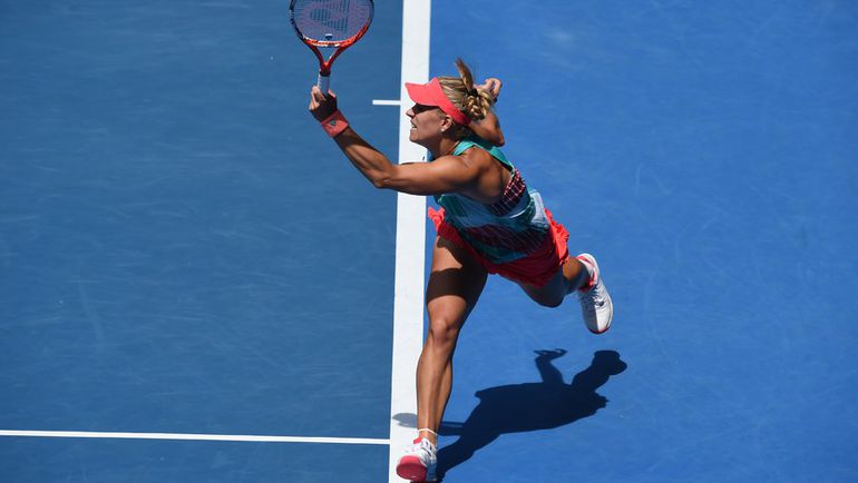 Четверг. Мельбурн. Ангелика КЕРБЕР. Фото AFP Четверг. Мельбурн. Ангелика КЕРБЕР. Фото AFP