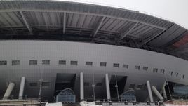 Среда. Санкт-Петербург. Строительство стадиона на Крестовском острове.