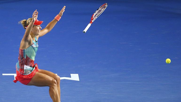 Сегодня. Мельбурн. Ангелик КЕРБЕР только что выиграла Australian Open. Фото REUTERS Сегодня. Мельбурн. Ангелик КЕРБЕР только что выиграла Australian Open. Фото REUTERS