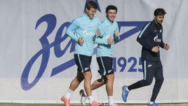 Воскресенье. Фару. Александр КОКОРИН и Юрий ЖИРКОВ на первой тренировке в