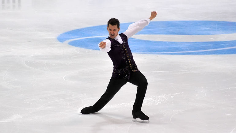 25 декабря 2015 года. Екатеринбург. На чемпионате России Максим КОВТУН откатал свою произвольную программу более уверенно, чем на чемпионате Европы в Братиславе. Фото Ксения НУРТДИНОВА 25 декабря 2015 года. Екатеринбург. На чемпионате России Максим КОВТУН откатал свою произвольную программу более уверенно, чем на чемпионате Европы в Братиславе. Фото Ксения НУРТДИНОВА