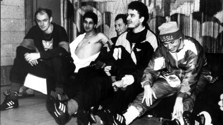 Виктор ОНОПКО, Рамиз МАМЕДОВ, Дмитрий ХЛЕСТОВ, Юрий НИКИФОРОВ, и Илья ЦЫМБАЛАРЬ. Фото Юрий ШИРОКОГОРОВ Виктор ОНОПКО, Рамиз МАМЕДОВ, Дмитрий ХЛЕСТОВ, Юрий НИКИФОРОВ, и Илья ЦЫМБАЛАРЬ. Фото Юрий ШИРОКОГОРОВ