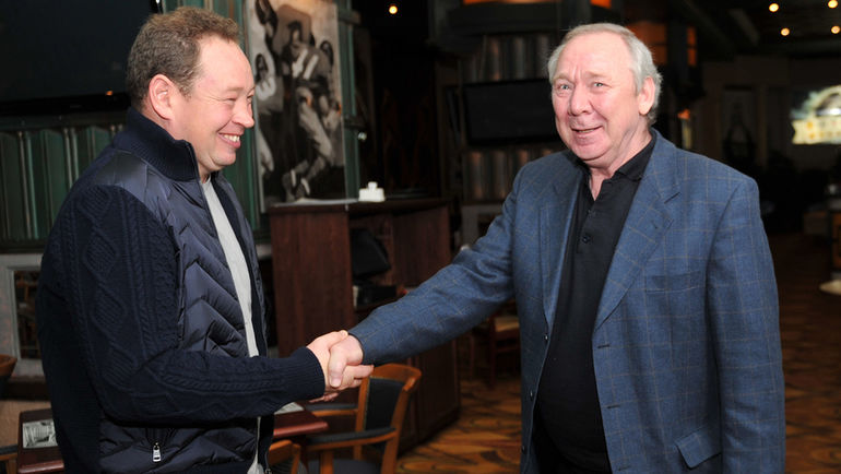 Леонид СЛУЦКИЙ и Олег РОМАНЦЕВ. Фото Татьяна ДОРОГУТИНА Леонид СЛУЦКИЙ и Олег РОМАНЦЕВ. Фото Татьяна ДОРОГУТИНА