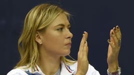 Мария ШАРАПОВА увидела поражение сборной России из первого ряда.