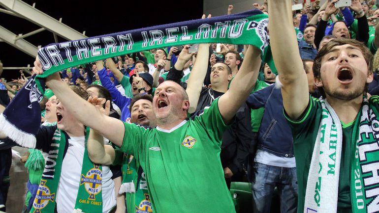 Для североирландцев выход на Euro - грандиозное событие. Фото AFP Для североирландцев выход на Euro - грандиозное событие. Фото AFP