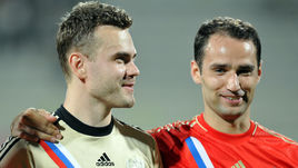 Воспитанники ЦСКА - Игорь АКИНФЕЕВ и Роман ШИРОКОВ.