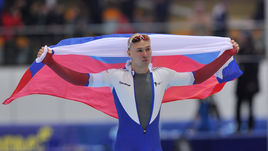 Воскресенье. Коломна. ЧМ. Дистанция 500 метров у мужчин. Павел КУЛИЖНИКОВ.