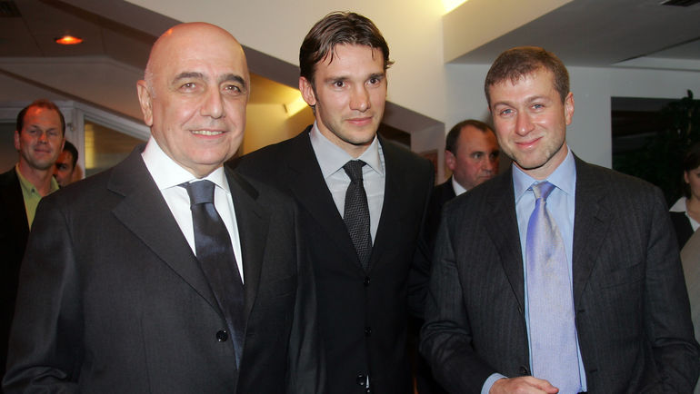 Адриано ГАЛЛИАНИ, Андрей ШЕВЧЕНКО и Роман АБРАМОВИЧ. Фото REUTERS Адриано ГАЛЛИАНИ, Андрей ШЕВЧЕНКО и Роман АБРАМОВИЧ. Фото REUTERS