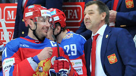 Илья КОВАЛЬЧУК и главный тренер сборной России Олег ЗНАРОК.