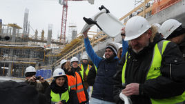 Сегодня. Москва. Строительство стадиона