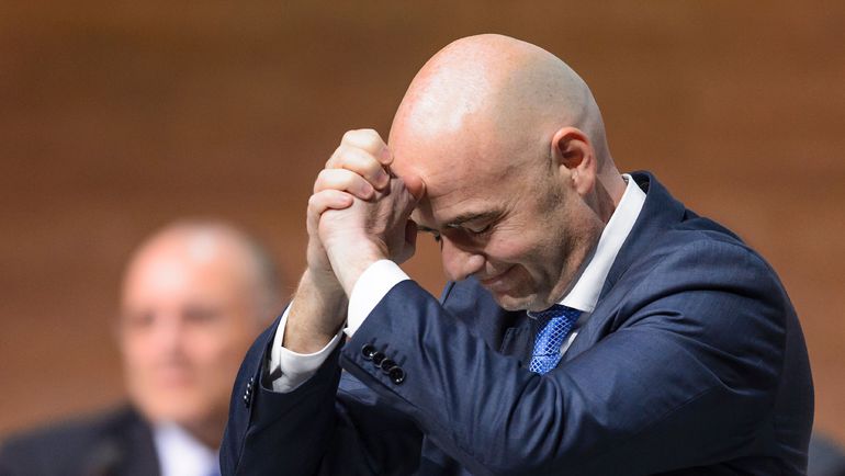 Сегодня. Цюрих. Джанни ИНФАНТИНО. Фото AFP Сегодня. Цюрих. Джанни ИНФАНТИНО. Фото AFP