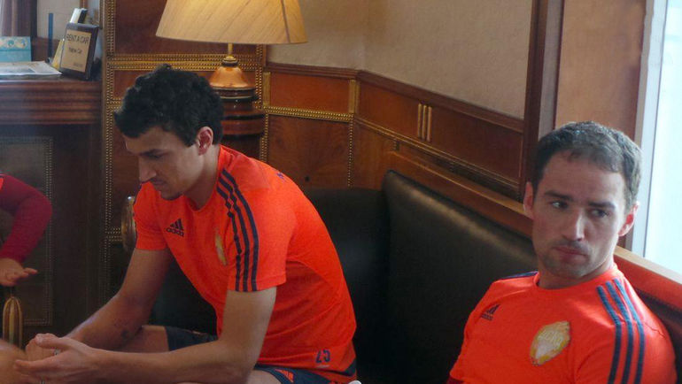 Февраль. Марбелья. Роман ЕРЕМЕНКО и Роман ШИРОКОВ. Фото Роман ЛЯХОВЕНКО, ПФК ЦСКА Февраль. Марбелья. Роман ЕРЕМЕНКО и Роман ШИРОКОВ. Фото Роман ЛЯХОВЕНКО, ПФК ЦСКА