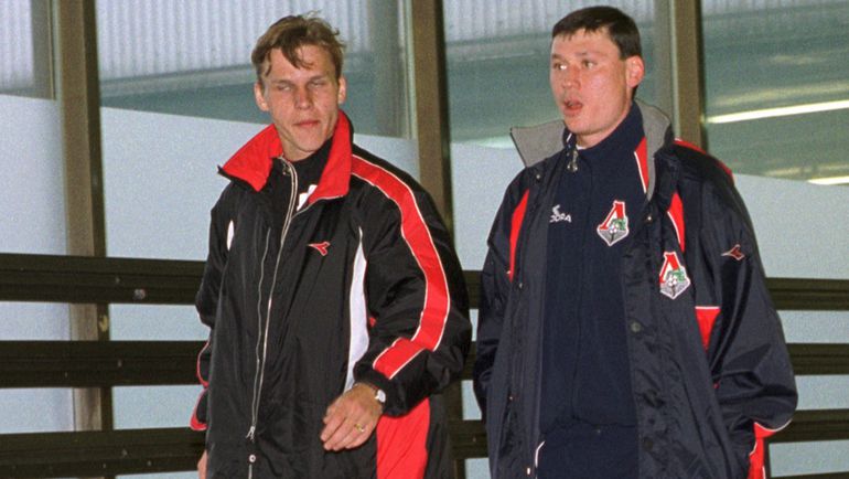 Март 2000 года. Илья ЦЫМБАЛАРЬ (справа) и Андрей СОЛОМАТИН. Фото Александр ВИЛЬФ Март 2000 года. Илья ЦЫМБАЛАРЬ (справа) и Андрей СОЛОМАТИН. Фото Александр ВИЛЬФ