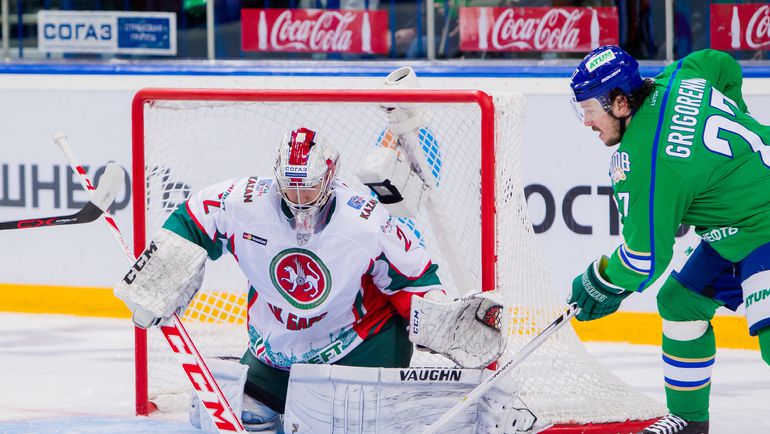 Первое уфимское звено Григоренко–Энгквист-Умарк может использовать любой шанс в большинстве. Фото photo.khl.ru Первое уфимское звено Григоренко–Энгквист-Умарк может использовать любой шанс в большинстве. Фото photo.khl.ru