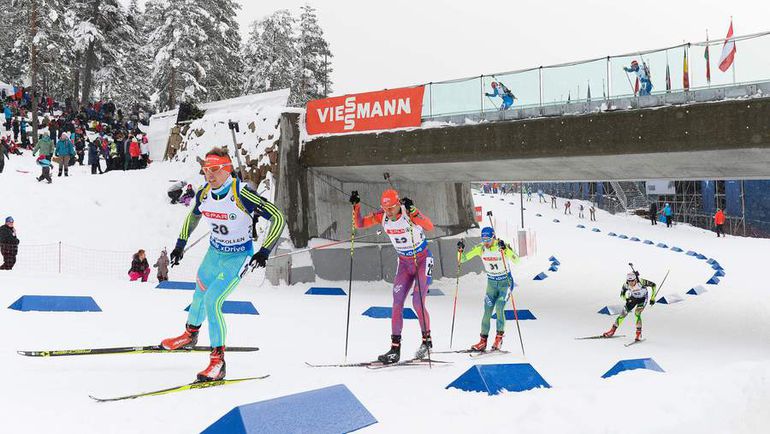 Воскресенье. Холменколлен. Борьба чемпионата мира без участия россиян. Фото AFP Воскресенье. Холменколлен. Борьба чемпионата мира без участия россиян. Фото AFP